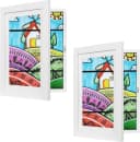 EUGAD Bilderrahmen-Set 2x A4 3D Objektrahmen Weiß/Schwarz Bild 2