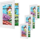 EUGAD 3D Bilderrahmen-Set 4x A4 Objektrahmen Weiß/Schwarz Bild 2