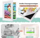 EUGAD 3D Bilderrahmen-Set 4x A4 Objektrahmen Weiß/Schwarz Bild 5