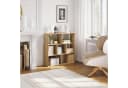 EUGAD Bücherregal 7 Fächer Weiß Modern Raumteiler Bild 3
