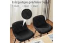 Moderner Barhocker aus Samt und Metall Bild 5