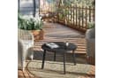 EUGAD Beistelltisch rund Schwarz Industrial Design Bild 1