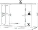 EUGAD Badmöbel-Set 2-St. Badezimmerschrank mit Spiegelschrank Bambus Bild 3