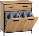 EUGAD Badkommode 1 St. Badezimmerschrank mit 2 faltbaren Wäschesäcken Bild 2