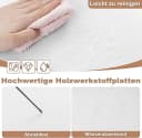 EUGAD Bücherregal 4 Ebenen 12 Fächer Weiß Skandinavisch Bild 5