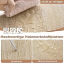 EUGAD Bücherregal 4 Ebenen 12 Fächer Weiß/Helleiche Bild 5