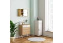 EUGAD Badezimmerspiegelschrank Bambus 55x35,5x14 cm Bild 1