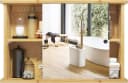 EUGAD Badezimmerspiegelschrank Bambus 55x35,5x14 cm Bild 2