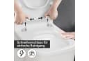 EUGAD WC-Sitz mit Absenkautomatik Weiß Kunststoff Bild 3
