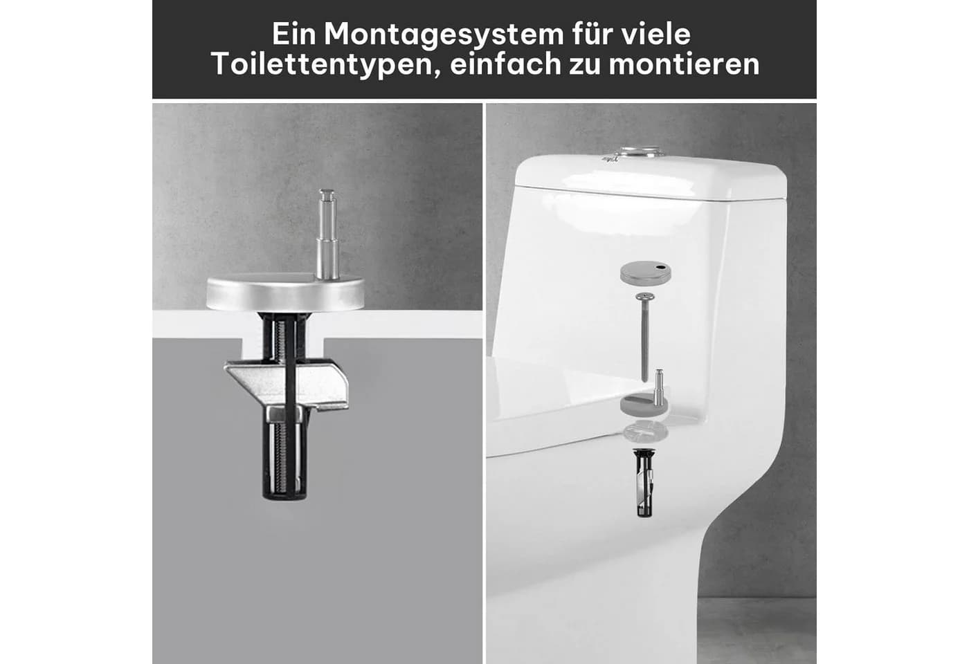 EUGAD WC-Sitz mit Absenkautomatik Weiß Kunststoff - Bild 4