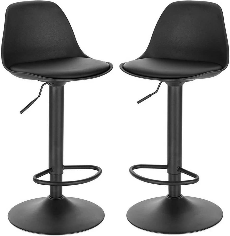 EUGAD Barhocker 2er Set Kunstleder Drehhocker - Bild 2