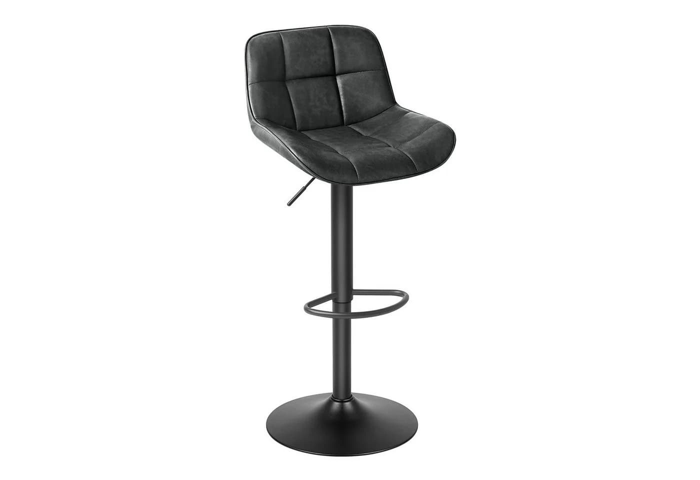EUGAD Barhocker höhenverstellbar 360° drehbar Kunstleder Metall - Bild 2