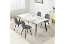EUGAD Esszimmerstuhl 4er Set Schwarz Grau Braun Drehstuhl Bild 1