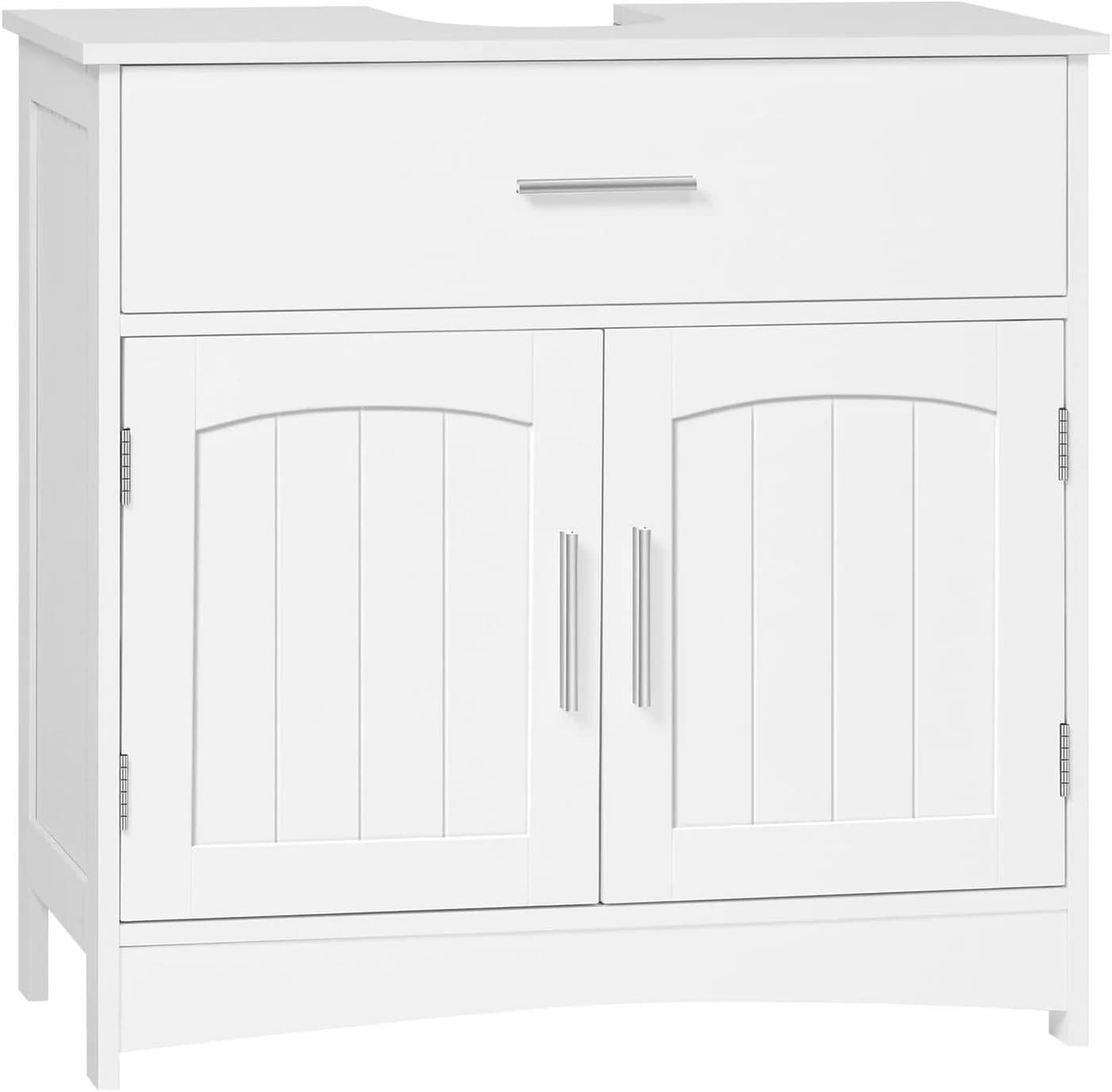EUGAD Waschbeckenunterschrank 1-St Badezimmerschrank mit Schubladen, 2 Fächer - Bild 2
