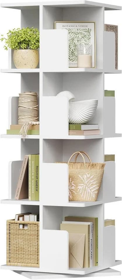 EUGAD Bücherregal 4 Ebenen 360° Drehbar MDF - Bild 2