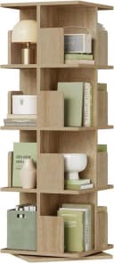 EUGAD Bücherregal 360° drehbar 4 Ebenen MDF Bild 2