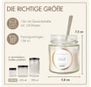 MOYO Gewürzglas Set 12-tlg. Glas mit 24 Etiketten Bild 4
