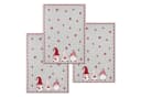 Kracht Geschirrtuch Wichtel Weihnachten 3er Pack Halbleinen Bild 2