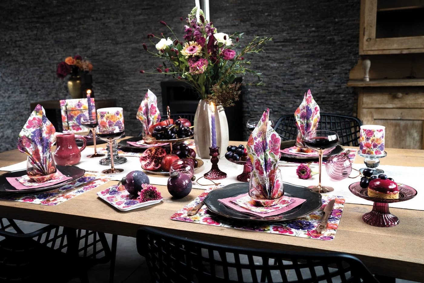 Ambiente® Topflappen Anne 2-tlg. Blumen-Design Baumwolle
