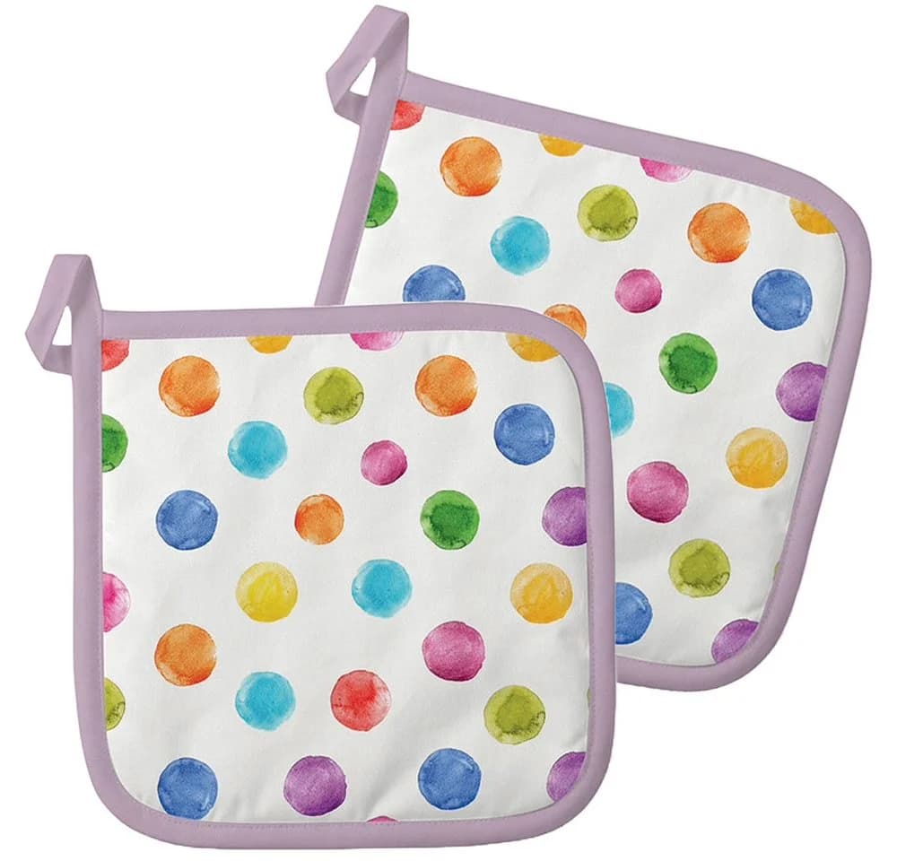 Ambiente Topflappen 2-tlg. Polka Dots Baumwolle - Bild 2