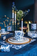 Ambiente® Geschirrtuch Delft Blue Florals 2-tlg. Baumwolle Bild 3