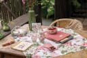 Ambiente® Topflappen Amelia 2-tlg. Rosa/Weiß Rosenmotiv Bild 1