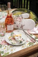 Ambiente® Topflappen Amelia 2-tlg. Rosa/Weiß Rosenmotiv Bild 4