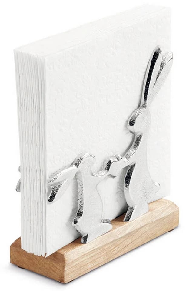 Ambiente® Serviettenhalter Sweet Serenity Metall Mangoholz - Bild 2