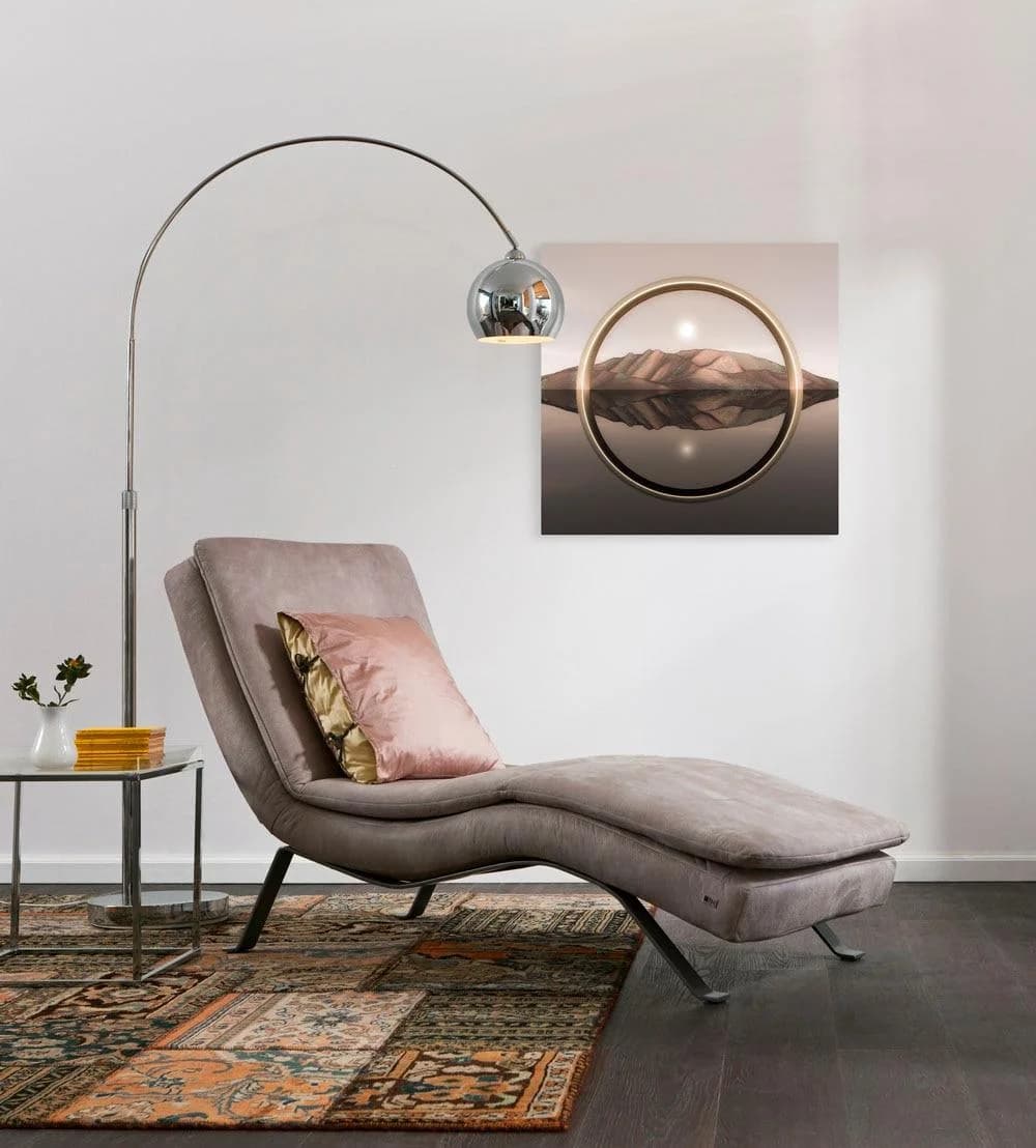 Komar Leinwandbild Grateful 60x60 cm Braun/Rot