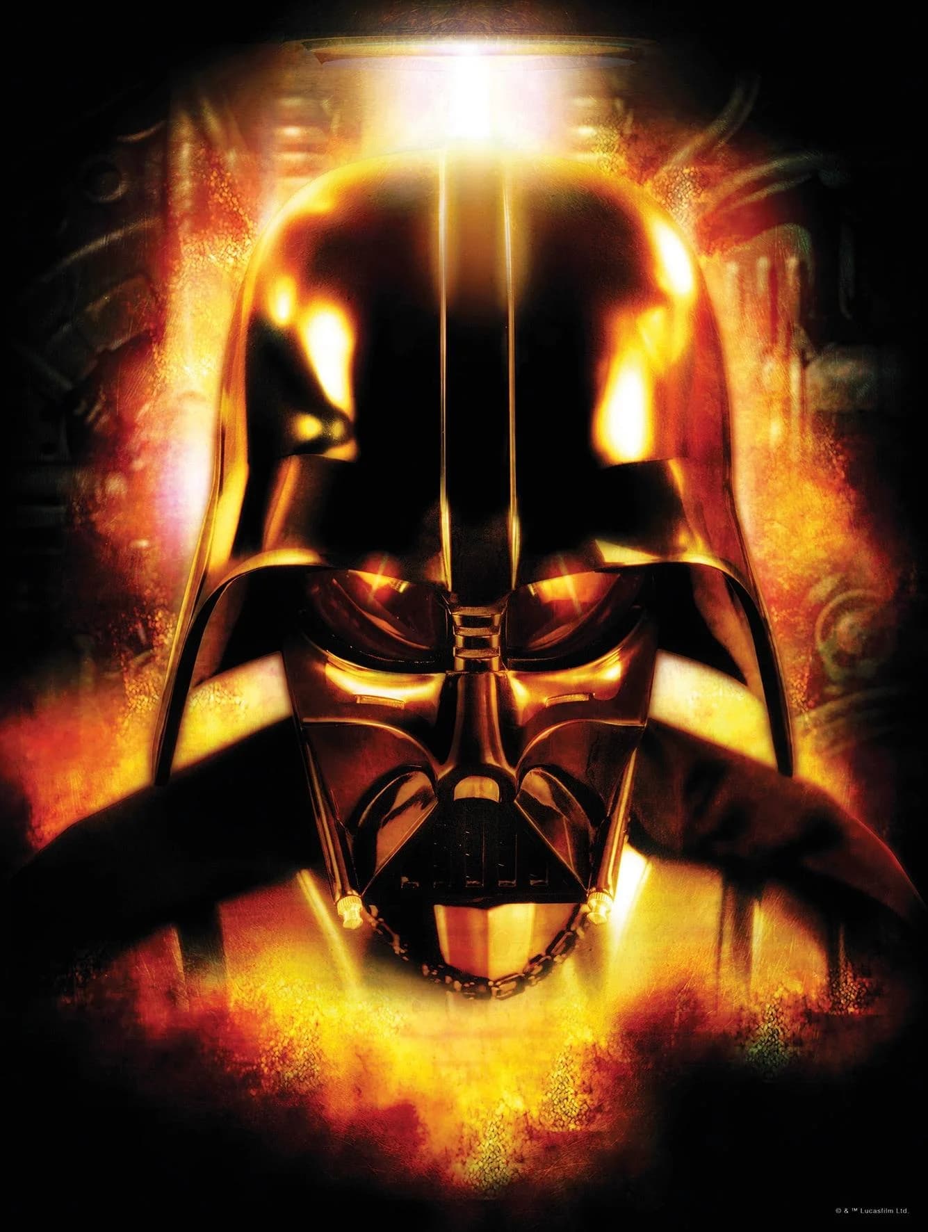 Bild Star Wars Darth Vader bunt 30x40 cm Komar Wandbild