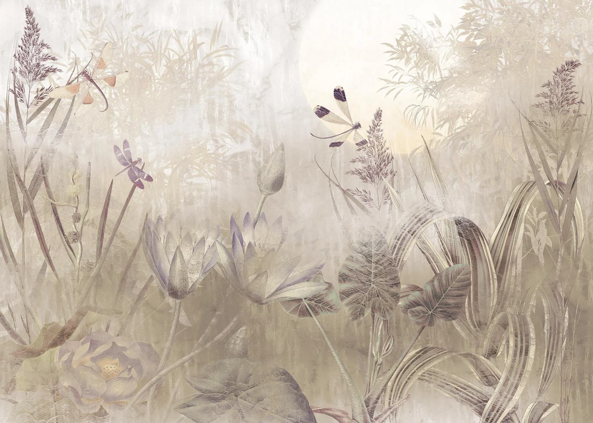 Komar Vliestapete Dragonfly Pond 350 x 250 cm