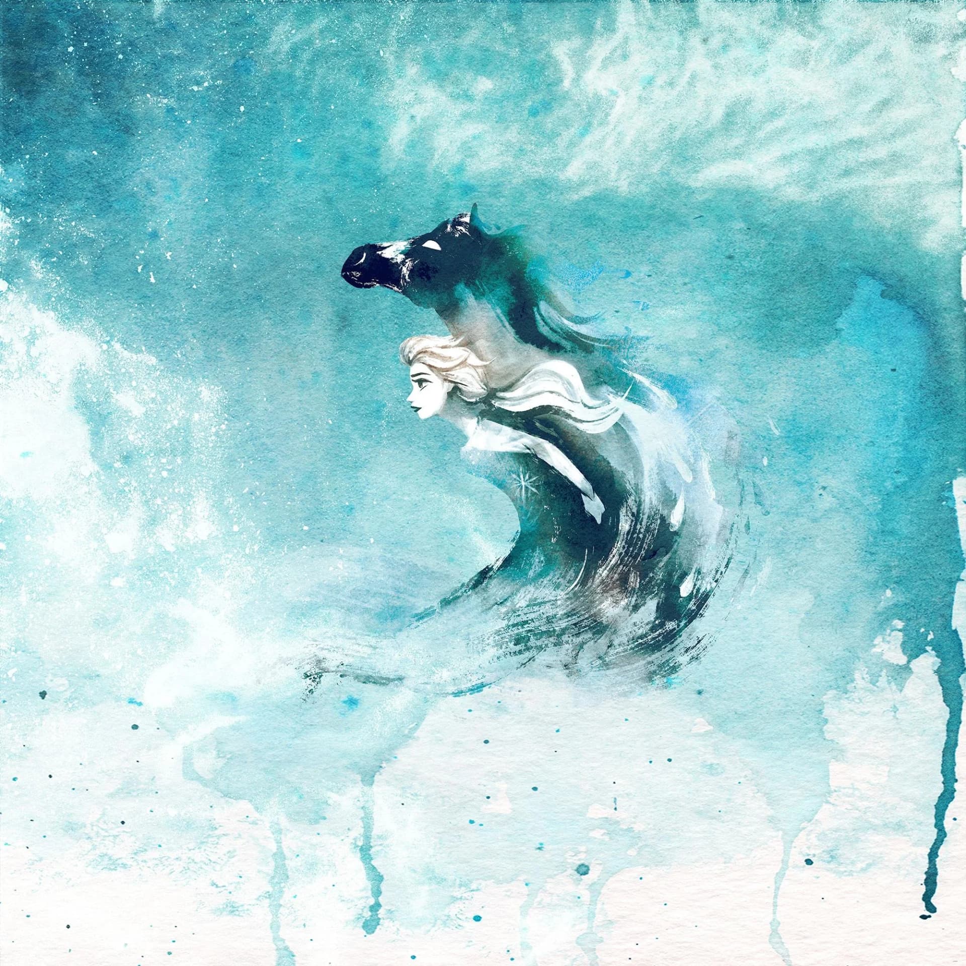 KOMAR Vliestapete Frozen Spirit Of Wonder Bunt 250x250 cm