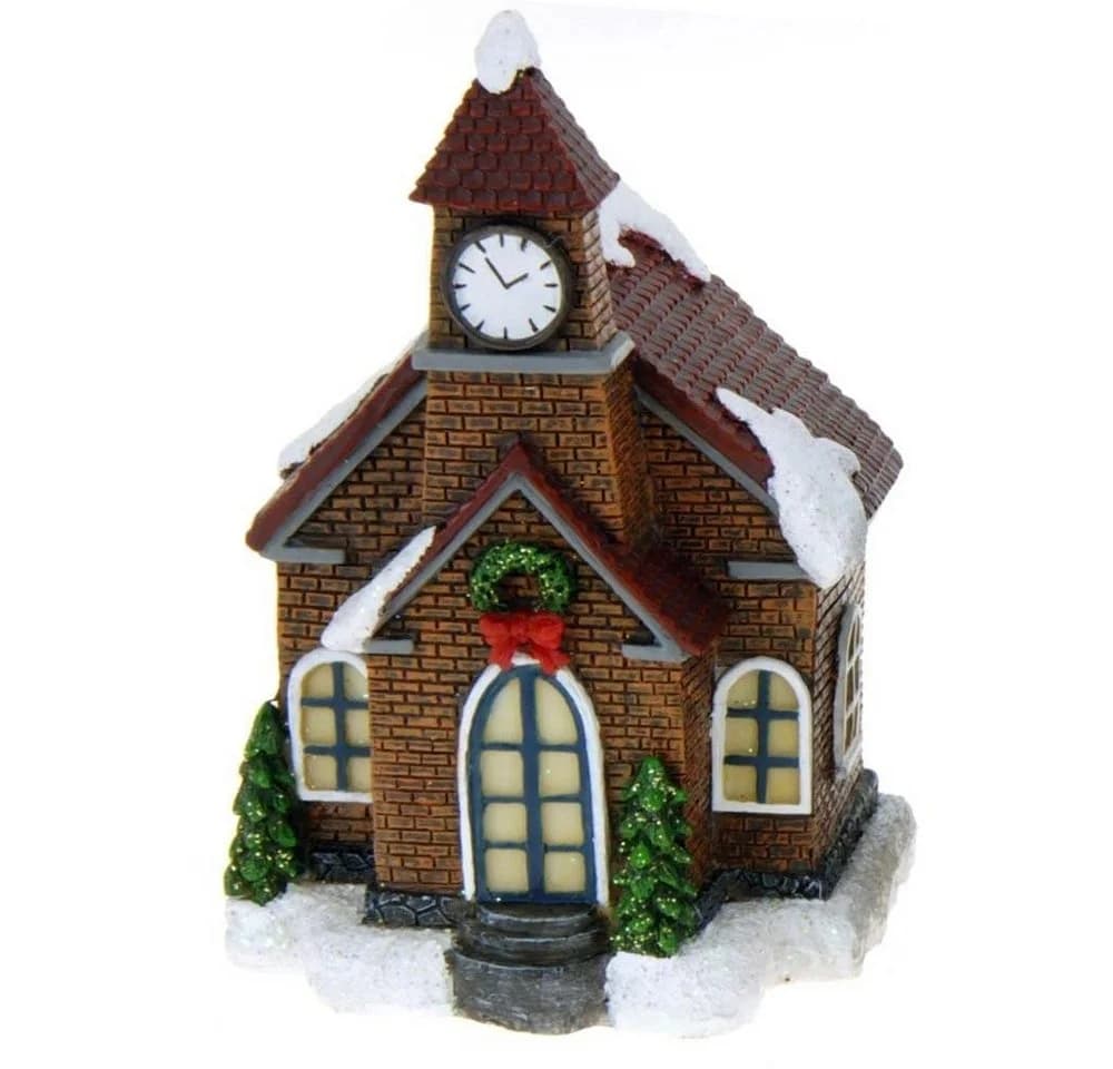 ToCi Beleuchtetes Weihnachtsdorf 5-teilig mit LED-Licht - Bild 3