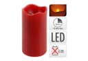 ToCi LED-Kerze 4er-Set Echtwachs Rot mit Timer Bild 1