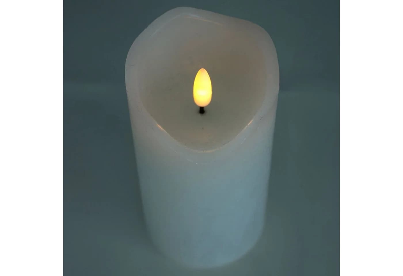 ToCi LED-Kerze Echtwachs Timer Schwarzer Docht Rot - Bild 5