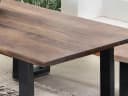 Esstisch SIT Tops&Tables Akazie Nussbaumfarbig mit Baumkante Bild 3