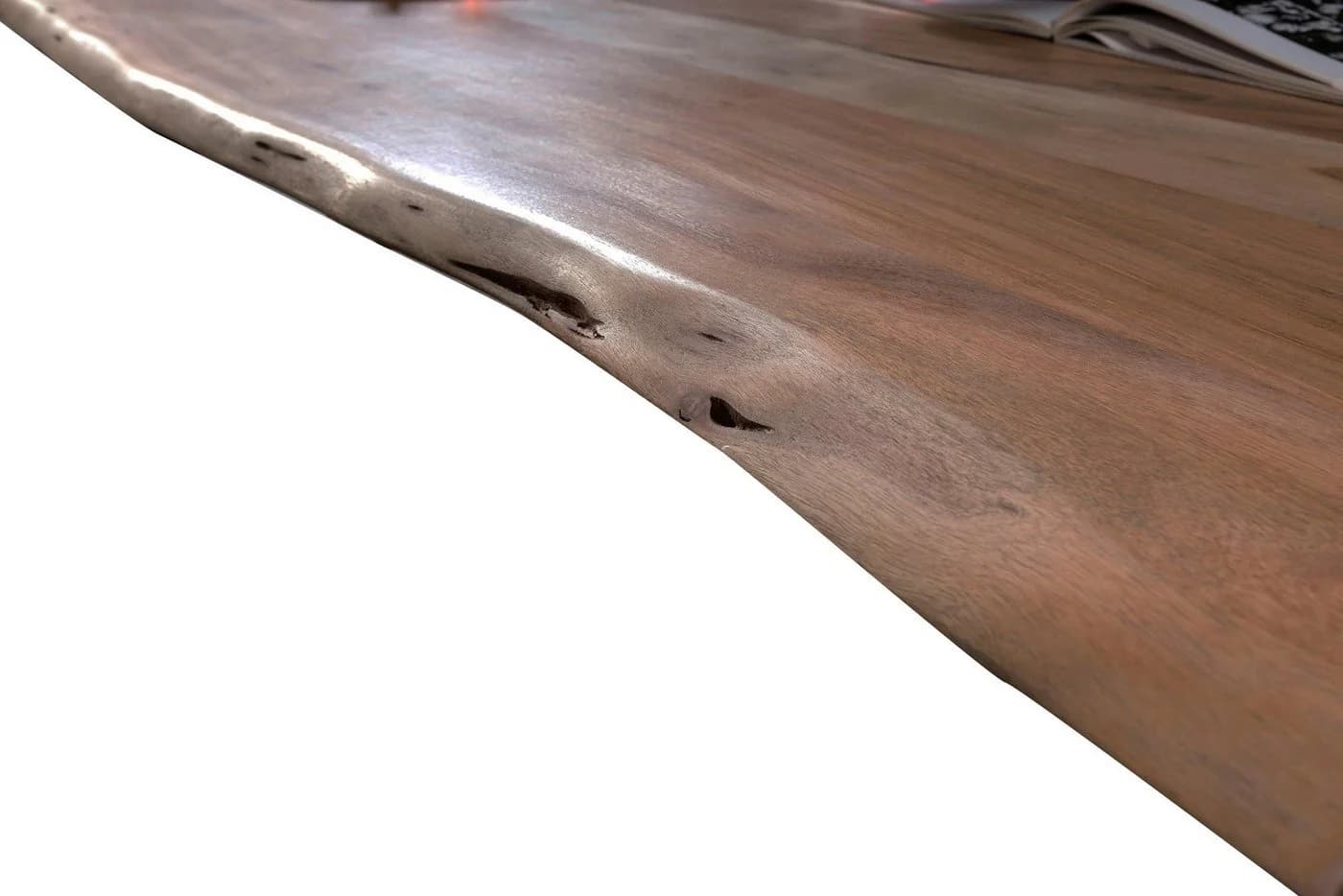 Esstisch SIT Tops&Tables Akazie Nussbaumfarbig mit Baumkante - Bild 4