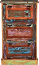 Schuhschrank SIT Riverboat Bunt Massivholz 3 Klappen Bild 1