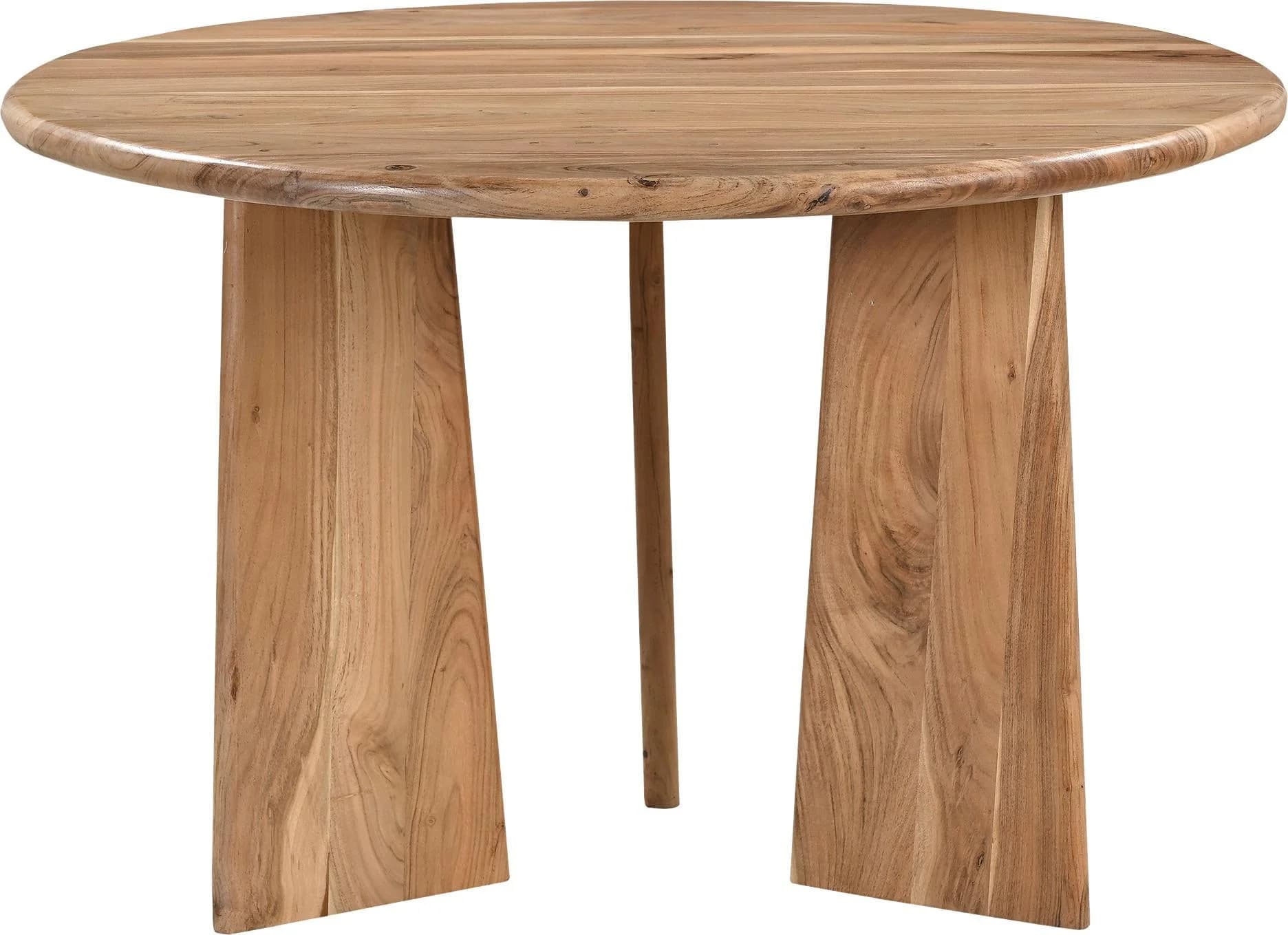 Esstisch SIT "ACACIA WAVE" Massivholz Akazie Rund