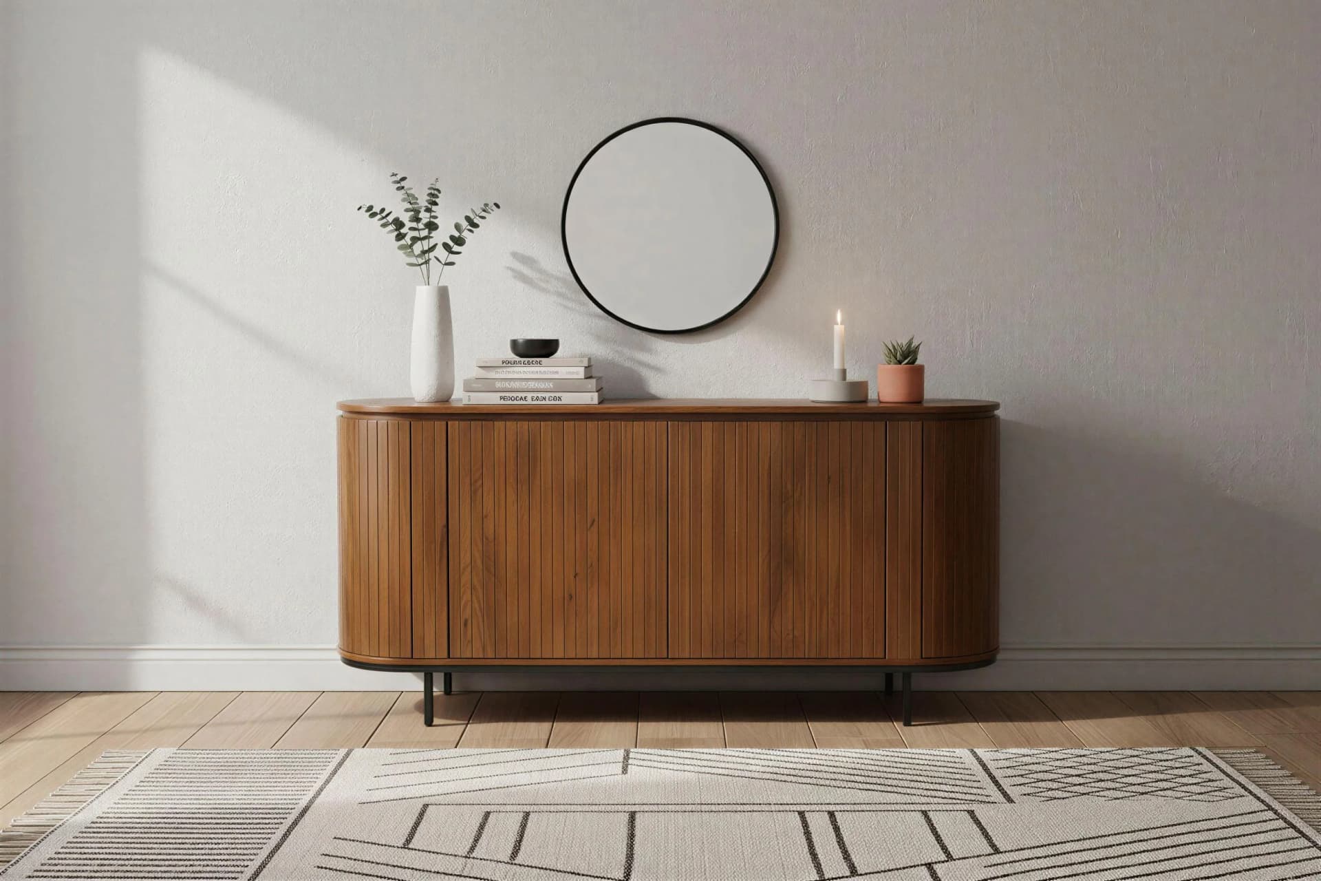 Sideboard SIT Mango Natural Massivholz mit Metallfüßen