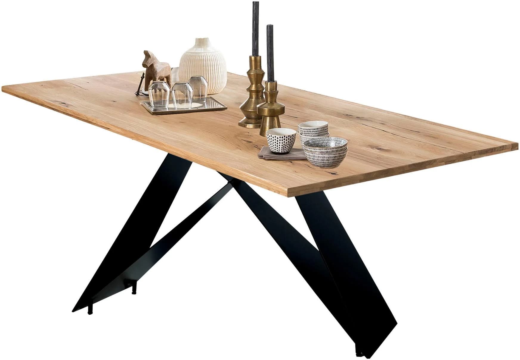 Sit Esstisch Wildeiche Massiv Geölt 180x100 cm