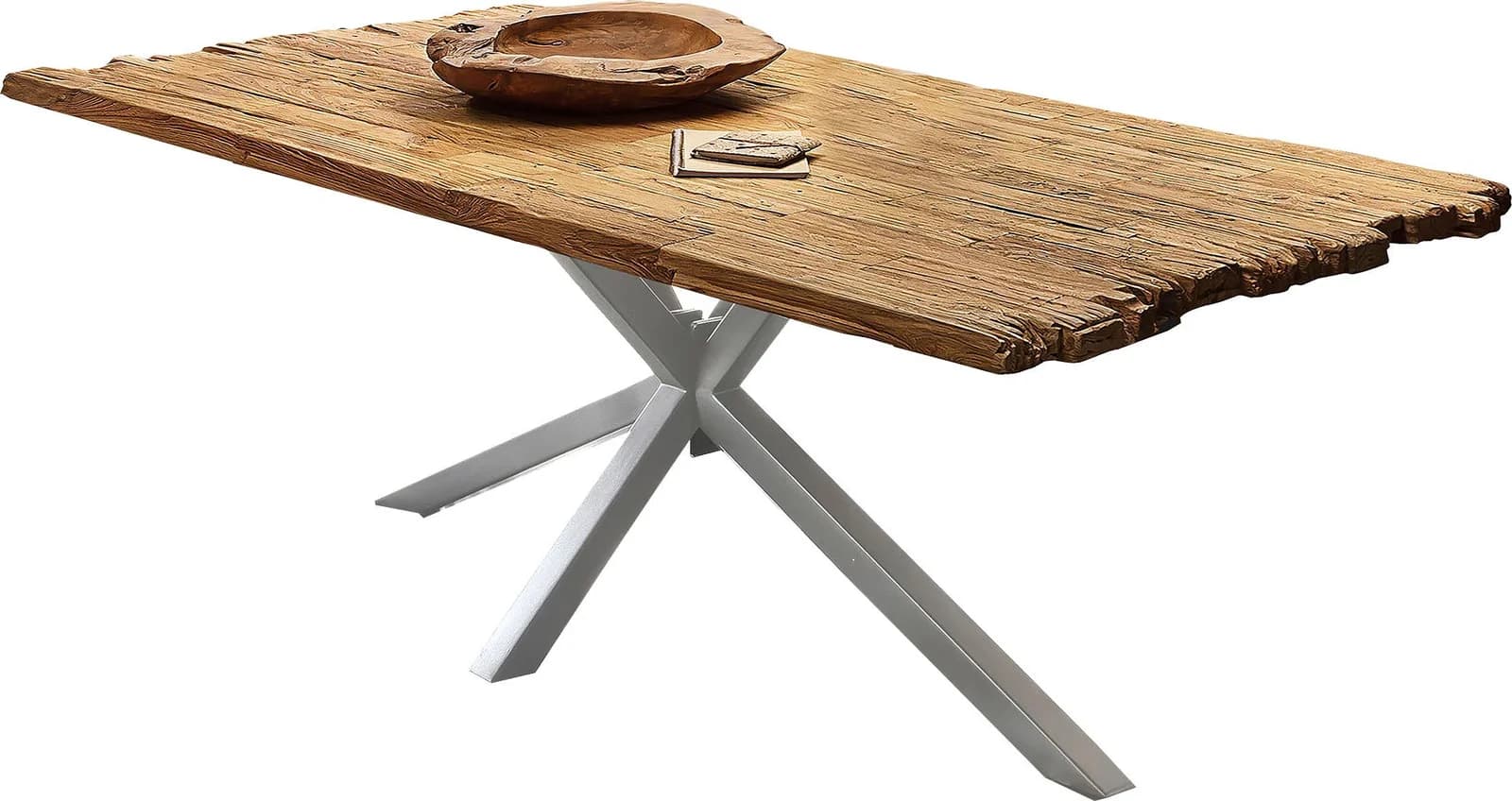 Esstisch SIT - Teak & Metall - 240x100x79cm