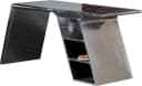 SIT Schreibtisch AIRMAN Silber Factory Design mit Stauraum Bild 2