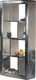 SIT AIRMAN Regal Industrial Design Silber Mangoholz Alu Bild 2