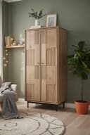 Garderobenschrank Massivholz Flurschrank mit variabler Kleiderstange Sit Bild 1