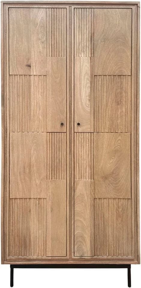 Garderobenschrank Massivholz Flurschrank mit variabler Kleiderstange Sit - Bild 3
