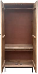 Garderobenschrank Massivholz Flurschrank mit variabler Kleiderstange Sit Bild 4