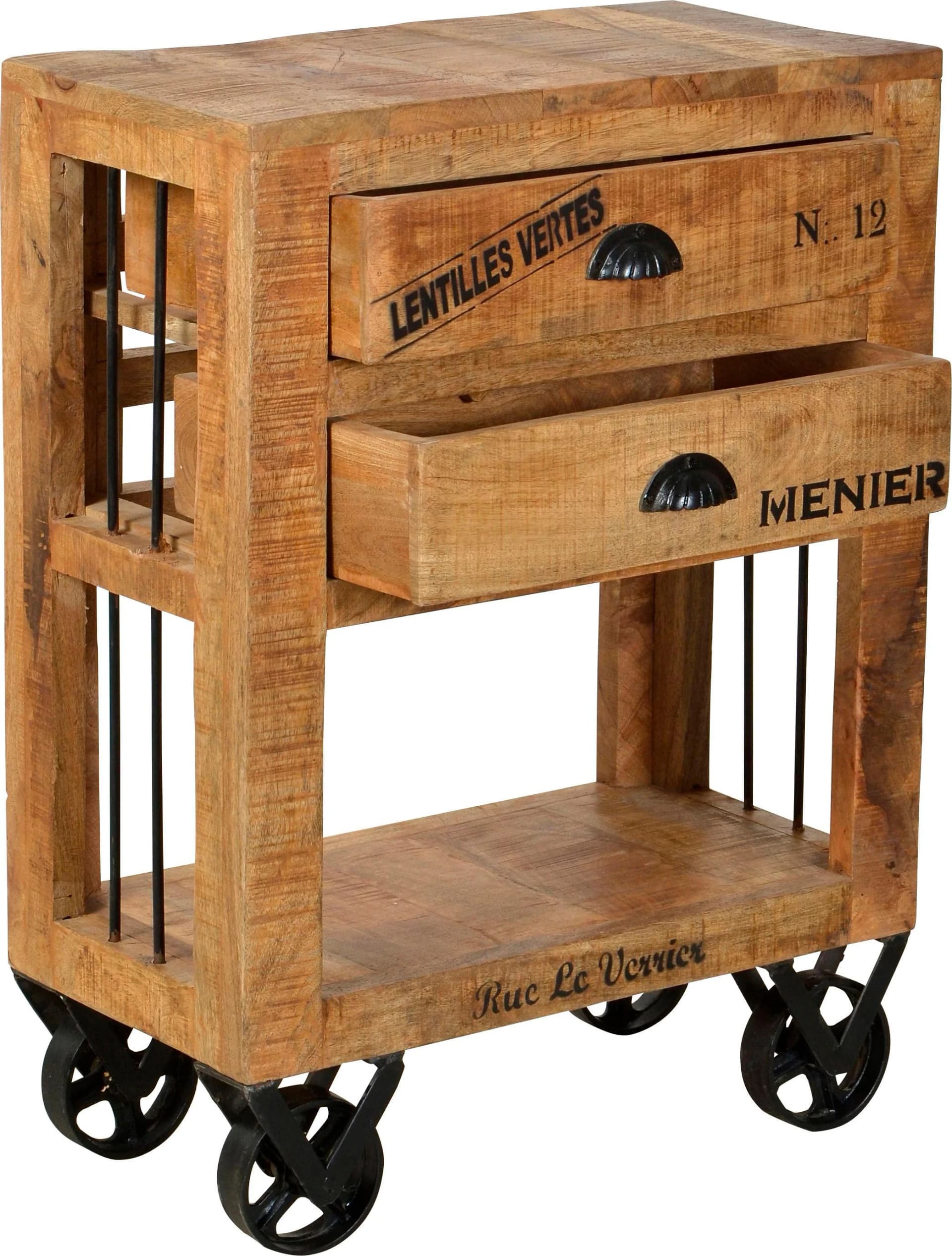 SIT Küchenwagen Rustic Beige Shabby Chic