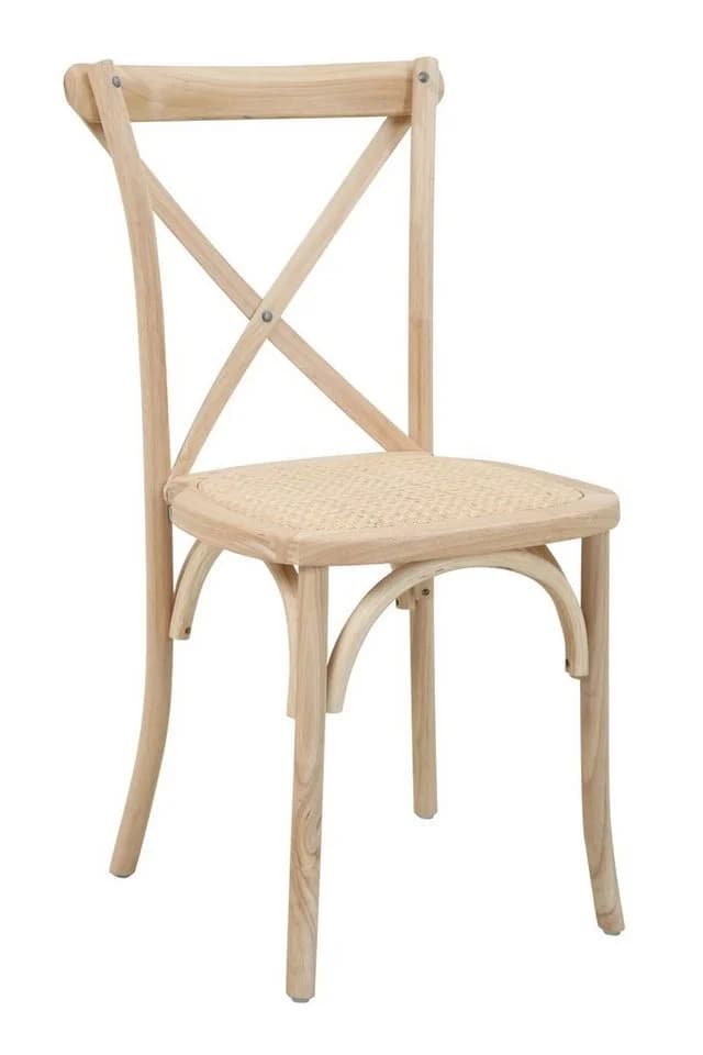 SIT Rattanstuhl 2er-Set Beige Stapelbar Gepolstert - Bild 2