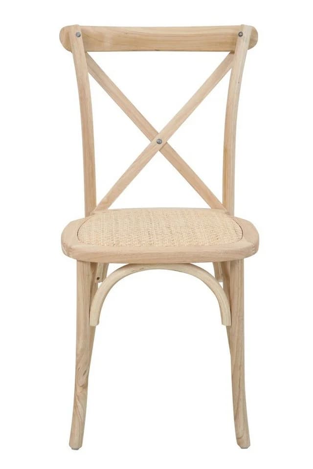 SIT Rattanstuhl 2er-Set Beige Stapelbar Gepolstert - Bild 3